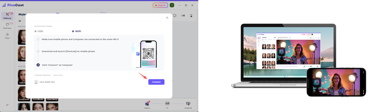 Connect via WiFi - Step 4