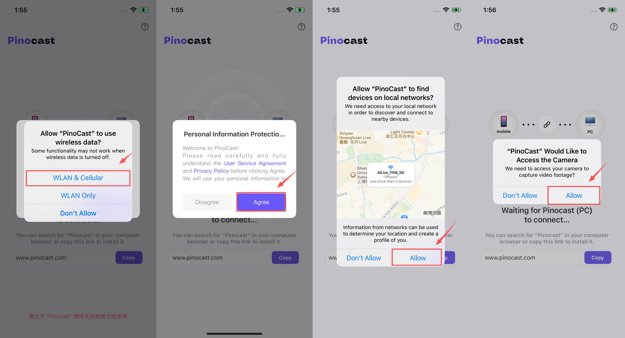 Connect via WiFi - Step 4