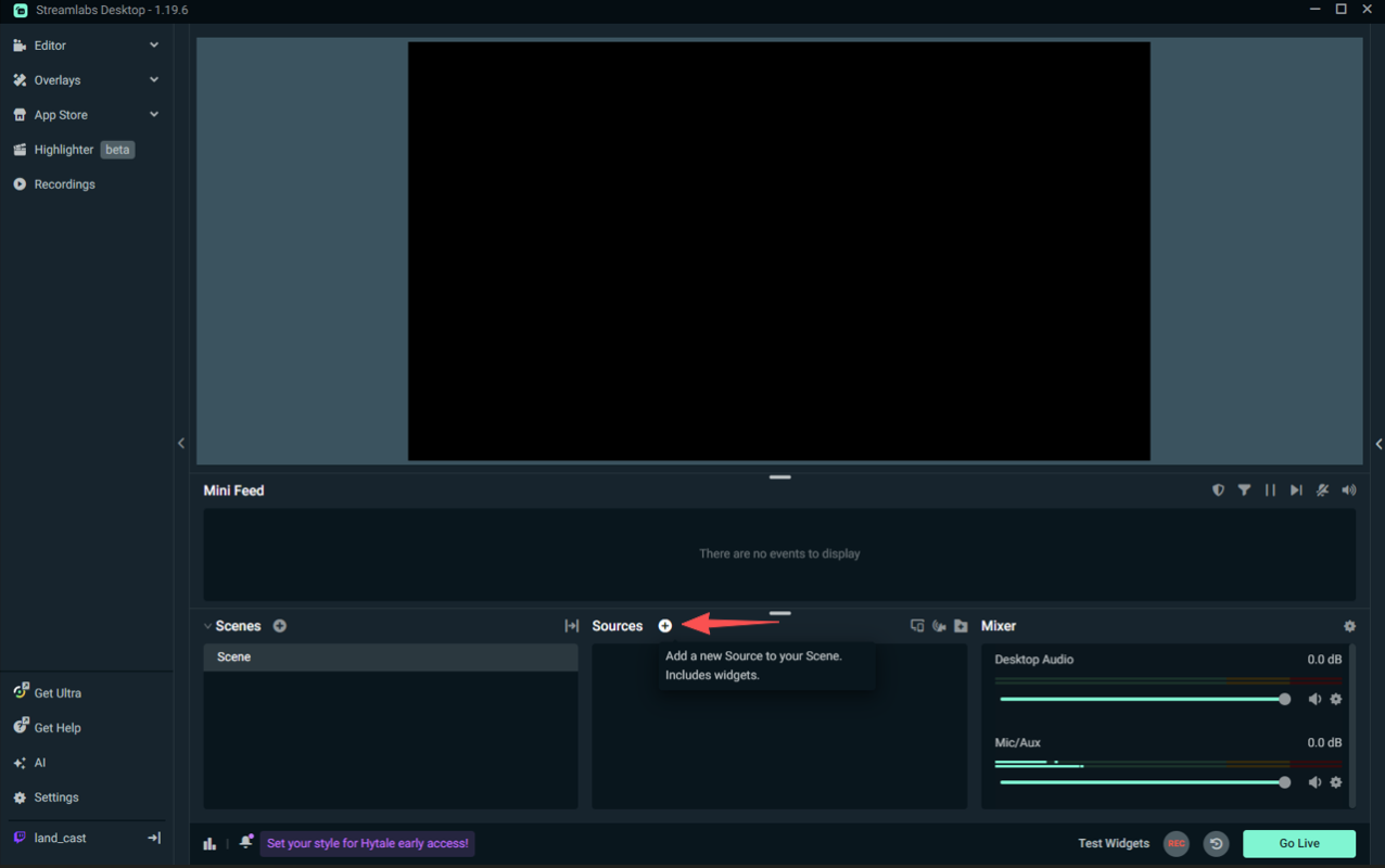 Use with Streamlabs
